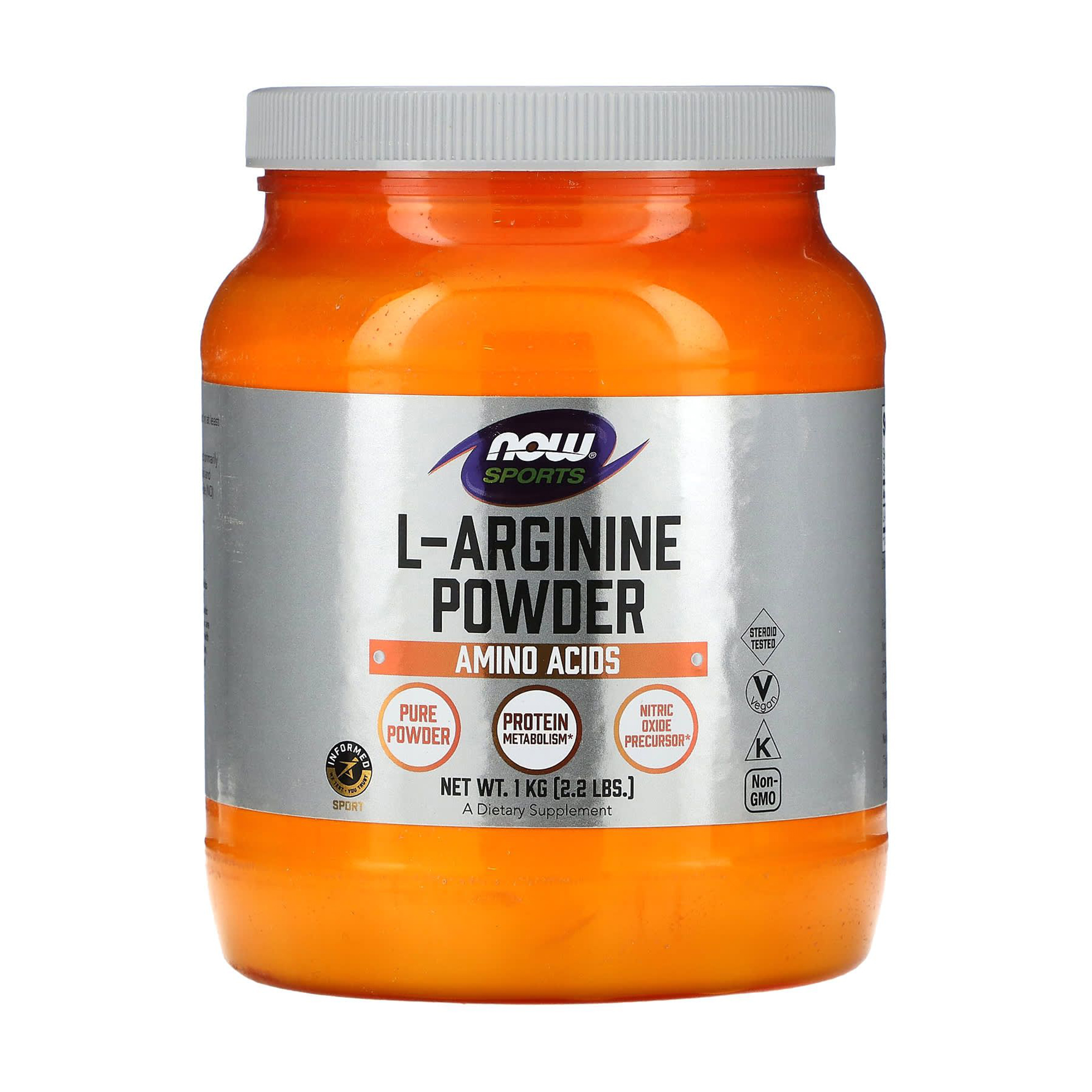 L-Аргінін NOW foods L-Arginine  6000 мг, в порошку, 1 кг